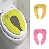 Klapp Reise Töpfchen Sitz wc Für Baby Portable Ausbildung Toilette Kleinkind Fushcia - 8