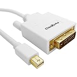 AKORD 2 m Thunderbolt/Mini DisplayPort to DVI-D Cable Adapter for Apple Mac/PC - Gold