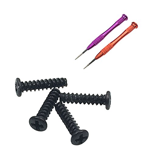 Deylaying 4pcs vis de rechange pour Nintendo Switch Joy-con, avec tournevis Set outils de réparation parts