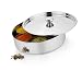 MOSAIC MASALA BOX REGULAR 11""" SPICE SPICE CONTAINER - MASALA DABBA - 7 COMPARTMENTS, 1 SPOON AIRTIGHT BY MOSAIC RS.539.00