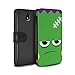 Price comparison product image Stuff4 PU Leather Wallet Flip Case/Cover for Samsung Galaxy J3 2017/J330/Frankenstein Design/Halloween Character Collection