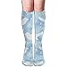 Produktbild Bird Floral On Clouds White And Blue Comfortable Adult Knee High Sock Gym Outdoor Socks 50cm 19.7inch