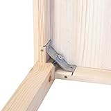 [Rabando] – Kindersitzgruppe 1x Kindertisch + 2x Kinderstuhl + 1x Kindertruhenbank unbehandelt Massivholz Kinderbank Truhebank Unbehandelt inkl. Spielzeugkiste Stauraum NEU+OVP - 8