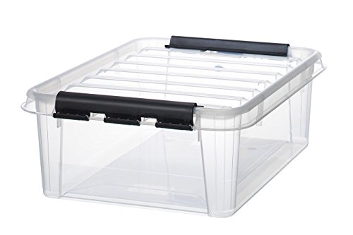 Orthex 34940703 3er Set Clipbox Smart Store Classic 24 Aufbewahrungsbox Plastik 50 x 39 x 18 cm, transparent - 4