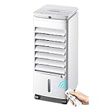 Climatiseur portatif Humidification Refroidissement par eau Maison petit climatiseur mobile [blanc]