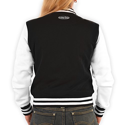 US Girl College Jacke - ein Klassiker in Schwarz - Goodman Design