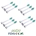 Produktbild Sohv® Ersatz Aufsteckbürsten, Kompatibel Mit Philips Sonicare HX6013/05(HX6011,HX6012) ProResult Bürstenaufsatz, Standard,12 Stück(4er-Pack)[3,6,9,12,15,18 Stück Verfügbar],weiß.