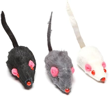 Set of Peluche Toys | Cats' toys: 9 Fur mice for cats | Lots of fun for your cat! by TrendingTemple