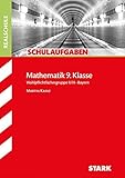 Image de Schulaufgaben Realschule - Mathematik 9. Klasse Gruppe II/III - Bayern