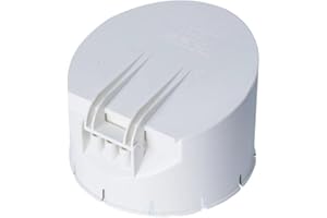 CWOQOCW Drain Non Return Valve, Anti-Rat Barrier Anti-stink and Anti-insect Drainage Rainwater Pipe Cover Filter (75mm)