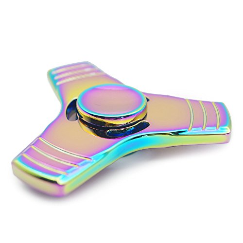 M&T TECH Zinc Alloy Tri-Spinner Hand Fidget Toy, 5-7 mins High Speed & Quiet Spin EDC Focus Toy for Stress Relieve Anxiety Adult Children M&T TECH Zinc Alloy Tri-Spinner Hand Fidget Toy, 5-7 mins High Speed & Quiet Spin EDC Focus Toy for Stress Relieve Anxiety Adult Children
