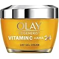 Olay Regenerist AHA 24 + Vitamin C Day Cream (50 g), Gel Cream, with Niacinamide, Women's Face Cream, Anti-Ageing, Care for All Skin Types for Women, Radiant and Even Skin