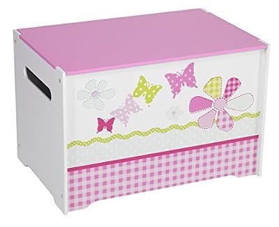 Worlds Apart 863567 Coffre à Jouets Patchwork Fille Rose