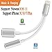 Produktbild 2 in 1 Lightning Kopfhörer Jack Adapter für iPhone 8/8 Plus, iPhone X, iPhone 7/7 Plus, Adapter.Lightning Charging Cable 3.5mm Headphone Jack Adapter + Charging Port Adapter - Lightning auf AUX Audio adapter iphone 7 kopfhörer iOS 10.3/11 Oder HöHe UnterstüTzt Silber