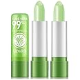 VBA Color Change Lipstick Lip Blam, Long Lasting Magic Temperature Nutritious Lips Makeup Aloe Vera Lip Gloss Set Aloe Vera Lipstick, Matte Finish (Pack of 2)