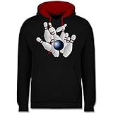 10 von 10, Strike! Ein Top-Motiv für alle Bowling-Fans, die mit ihrer Bowling-Kugel alle Pins abräumen und noch auf der Suche nach einem Bowling-Shirt sind