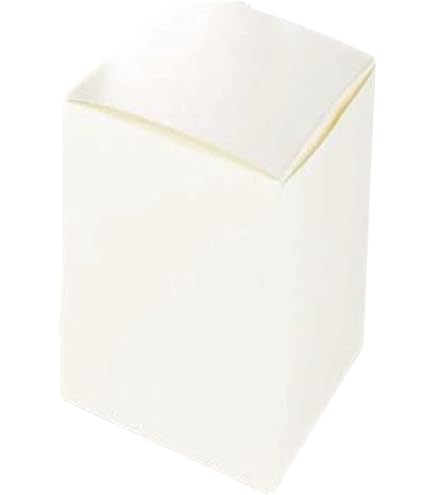 Scatola Pieghevole Seta Avorio 8x8x25 | Denaro Distribuzione