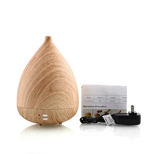 amzdeal Aroma Diffuser Ultraschall Luftbefeuchter 7 Farbwechsler 12W 280ml für Beauty-Salon, Spa, Yoga, Schlafzimmer, Wohnzimmer, Konferenzraum - 7