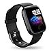 Produktbild RIVERSONG Fitness Smartwatch, Fitness Tracker Armband Wasserdicht Uhr mit Pulsmesser Schrittzähler Kalorienzähler Anruf/Nachricht Erinnerung für Herren Damen Kinder iOS Andriod (Schwarz)