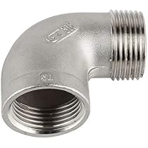 Produktbild von MegaHaustechnik Rohr Lang Doppel Nippel Aus V4A Edelstahl 1/2" Zoll Außengewinde AG X AG Gesamtlänge 250mm Gewinde Fitting Trinkwasser Verschraubung Verbindung Verlängerung Stück VA INOX