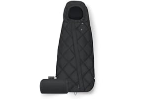 CYBEX Gold Sacco a Pelo Snøgga Mini 2, Per Seggiolini Auto, Dalla Nascita Fino a Circa 24 Mesi, TOG 4, Moon Black (Nero)