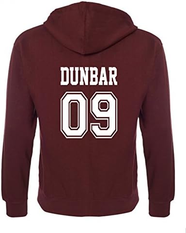 Beacon Hills Front Hoodie STILINSKI 24 Back Hoody Teen Wolf Inspired Fan Jumpe Stilinski McCall Lahey All Names S-2XL (Small, Dunbar 09)