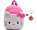 ToyJoy Hello Kitty school bag 35cm with keychain for kids/girls/boys/children plush soft bag backpack cartoon bag gift for kids RS.480.00