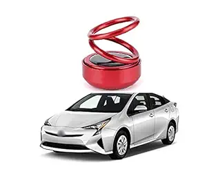 PRIKNIK Solar Energy Rotating Car Perfume with Long Lasting Organic Fragrance, Feel-Good Premium Car Air freshener Compatible with Toyota Prius Hybrid