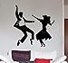 Produktbild Wandaufkleber Kinderzimmer Jive Dance Couple Latin Tänzerinnen Tanzen Silhouette Home Livingroom Mode Dekor