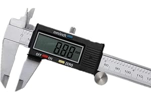 SQUADO - Calibro a Corsoio Digitale, Alta Precisione, Ampia Applicazione, Facile Utilizzo, per Professione o Hobby
