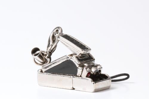 Japan Hobby Tools miniature camera strap (Polaroid type / silver-based black leather) (japan import)