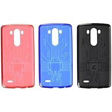 Bugdroid Circuit Bundle of 3 Blue/Black/Red for the LG G3