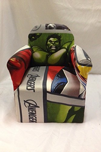 Childrens Disney Sofa Chairs Bedroom Playroom Chairs For Kids-Over 20 Characters: Hulk - Avengers by Inspire Homes