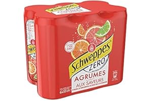 BOISSONS SCHWEPPES - Zero Agrum Slim 6X33Cl - L'unité - Livraison Offerte