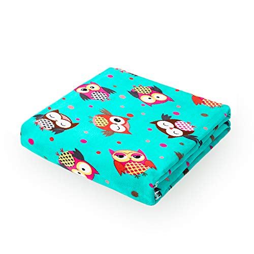 i-baby Coperta Neonato Estiva Per Lettino Bambini Copertina Bambino della di Flanella di Lusso Morbidezza 3D Stampa (blu, 90x120 cm)