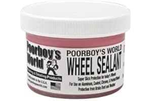 POORBOY'S WORLD Poorboys Wheel Sealant **COMES WITH APPLICATOR PAD & MICROFIBRE POLISHING CLOTH**