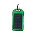 Price comparison product image Universal Battery Charger Portable Power Bank External Battery with LED Light Solar 5000 mAh High Capacity Dual USB Port Portable Solar Charger Power Bank, Blue Apple green