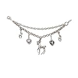 Antiker Frauen Trachten-Schmuck mit traditionellen Anhängern, Dirndlschmuck mit nostalgischen Charms, angenehmes Tragegefühl