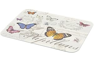 STOW GREEN Butterfly Medium Glass Worktop Protector 40X30Cm (Cl)
