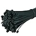 Produktbild Romote 100Pcs Nylon 2.5 * 200mm selbstsichernde Kabelbinder Multi-Purpose (Schwarz)