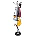 Hapilife 15 Hanging Hook Traditional Floor-Standing Hat and Coat Stand With Marble Base - Multiple Colour (Black)