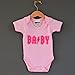 BA/BY Rock Babygrow AC/DC Homage PINK 6-12 months