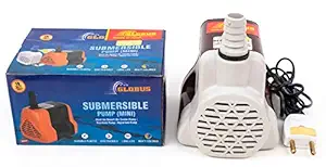 GLOBUS 1268 Submersible Water Pump (Brown / White/ Black/) 40 watt, head height 2.5 metre with FREE 2 PIN SOCKET