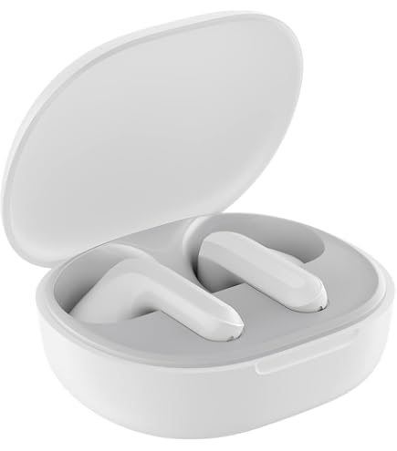 EasyBee 2er Pack Hülle Für Xiaomi Redmi Buds 4 Lite – Flüssiges Silikon, Mit Karabinern & Anti-Verlust-Gurten