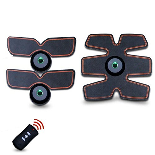 Elektrostimulator Bauch Beine Arme Frauen/Mann Bauchmuskel Trainer Abnehmen Effektiv Massagegerät Gürtel Elektrostimulationsgerät USB Ladegerät - 4