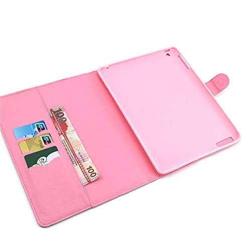 iPad 2 iPad 3 iPad 4 Hülle, Deenor Two owls Pattern PU Leder Abdeckung Stand Flip Schutzhülle Hülle für Apple iPad 2 iPad 3 iPad 4. (Two owls) - 6