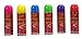 Produktbild 6 x Luftschlangenspray 150 - 200 ml 6 Farben Party Sylvester Fasching Karneval Luftschlangen Spray