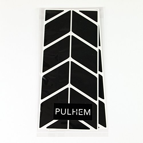 Aufkleber Set24 aus Reflexfolie 3M Scotchlite schwarz - 3