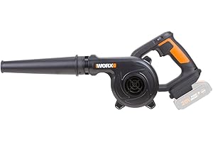 WORX WX094.9 Akku Werkstatt-Gebläse - 20V Max Laubbläser - 20V Powershare-Akkus kompatibel - ohne Akku & Ladegerät