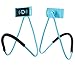 Produktbild ledgoo Lazy Handy Halter, Handy Ständer Halterung, Hängen auf Hals 360 drehbarem flexiblem Mounts mit Multifunktion für iPhone Samsung und andere elektronische Geräte (Mehrfarbig optional)